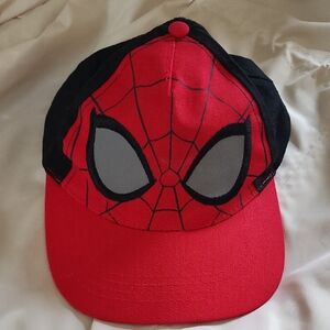 Marvel Red and Black Spiderman Adjustable Snapback Cap